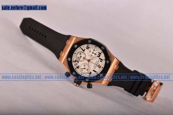 Audemars Piguet Royal Oak Offshore Chrono Replica Watch Rose Gold/PVD 26170st.oo.d101cr.16 (EF)